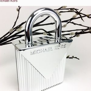 Michael Kors Metallic Mercer Lock Clutch